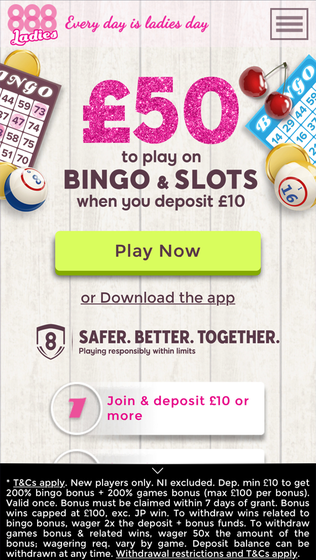Unibet Bingo Free Bet