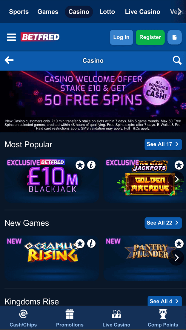 Betdaq Casino Free Bet